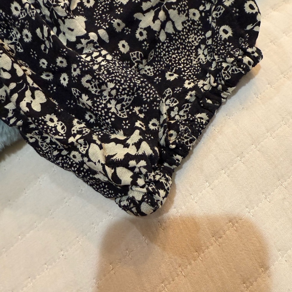 Knox Rose Black and Cream Boho Dress NWT Size Medium - Picture 6 of 8